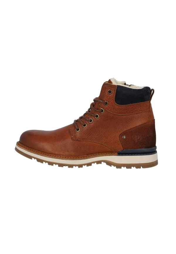 TRAQEN - Schnürstiefelette - braun