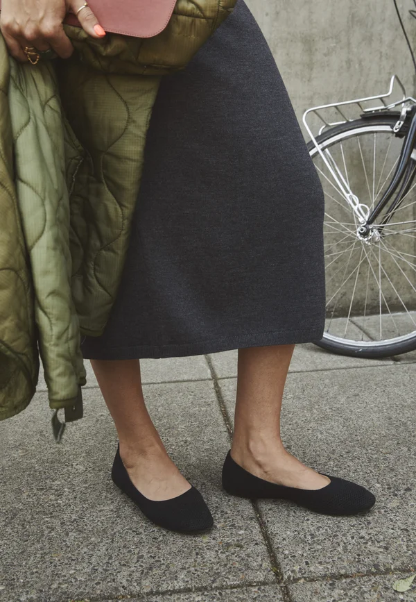 TREE BREEZERS - faltbarer Ballerina - jet black