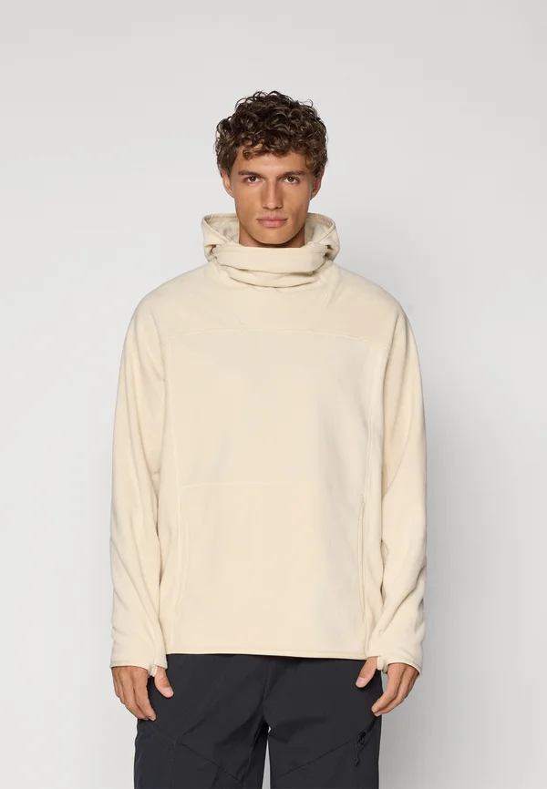 TREELINE HOOD - Fleecepullover - sand fog