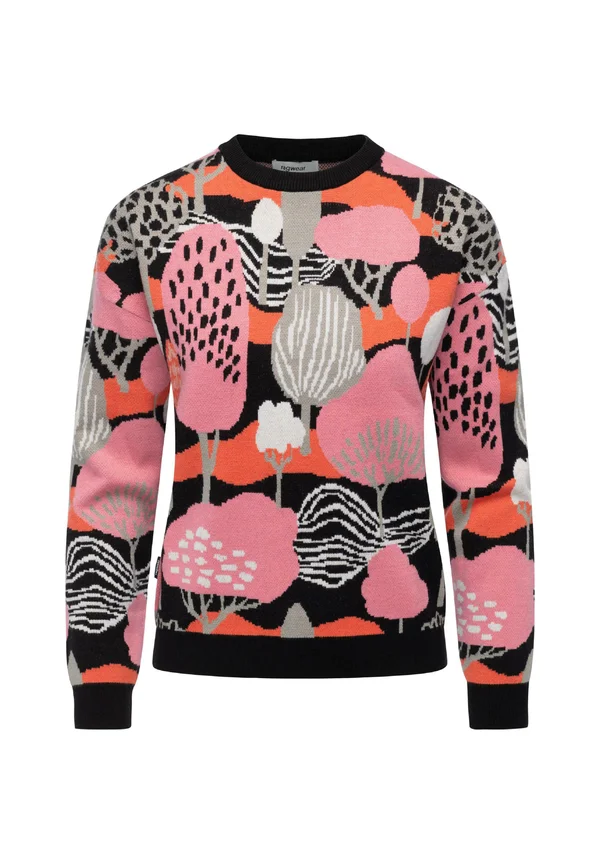 TREENARA - Strickpullover - black