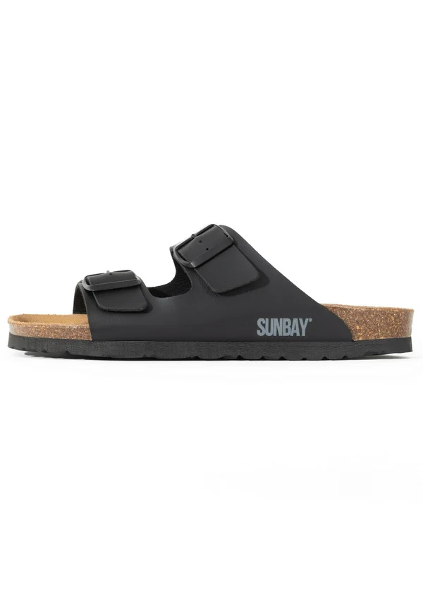 TREFLE - Pantolette flach - black