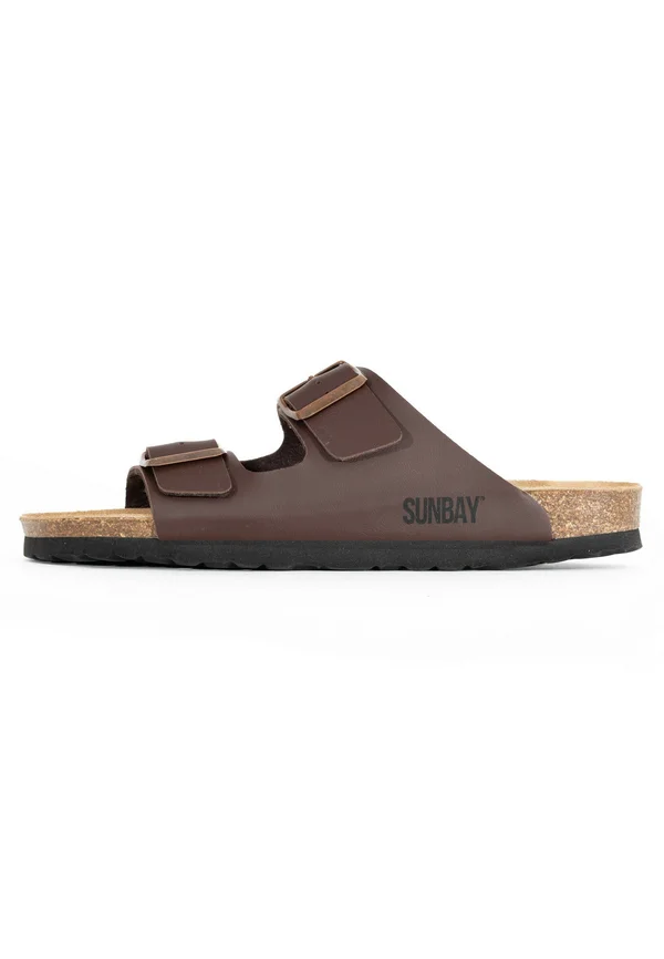 TREFLE - Pantolette flach - brown