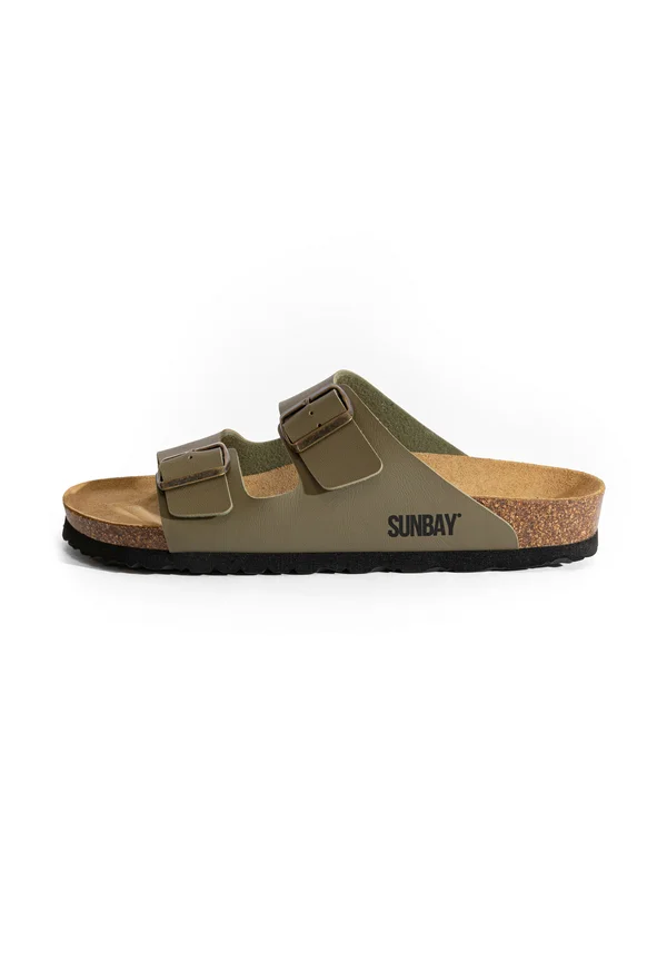 TREFLE - Pantolette flach - khaki