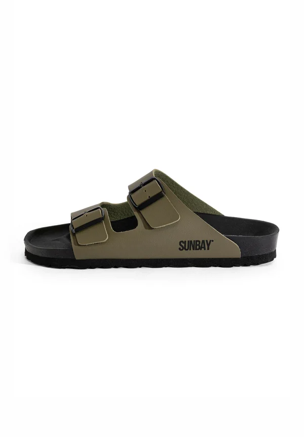 TREFLE - Pantolette flach - khaki