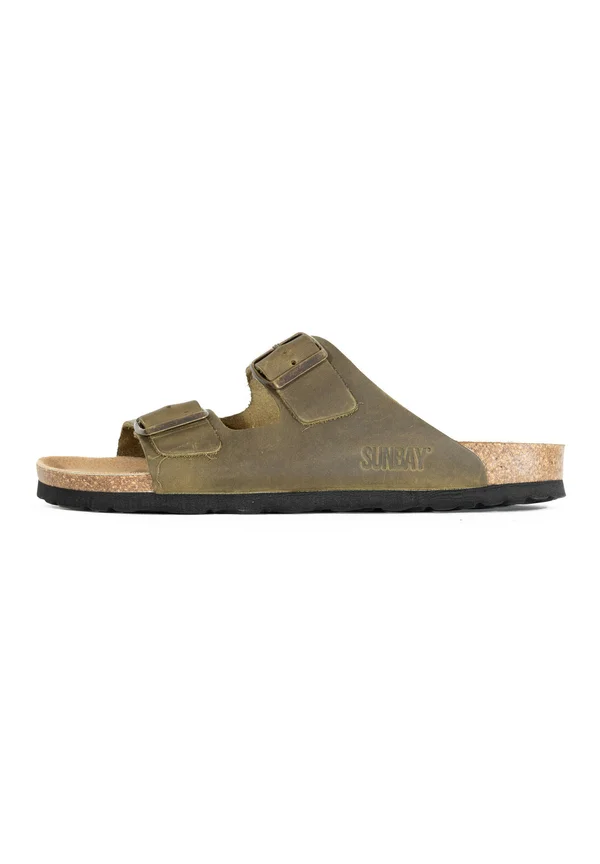 TREFLE - Pantolette flach - khaki