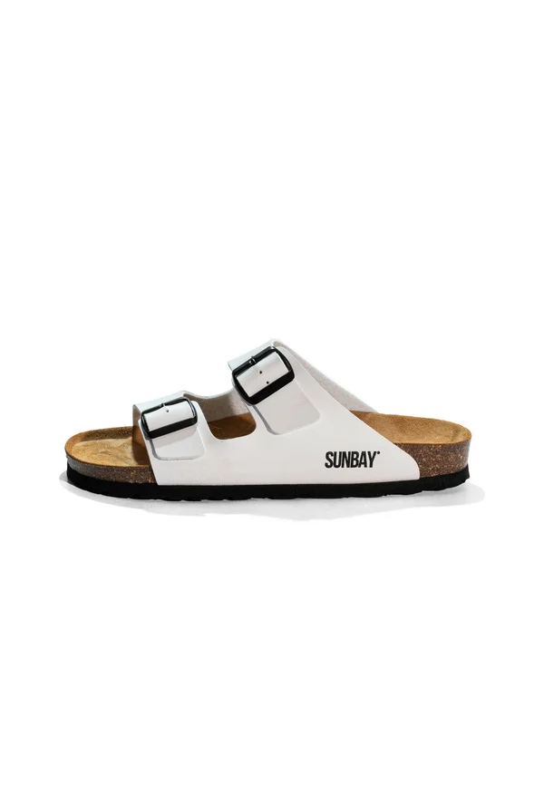TREFLE - Pantolette flach - white