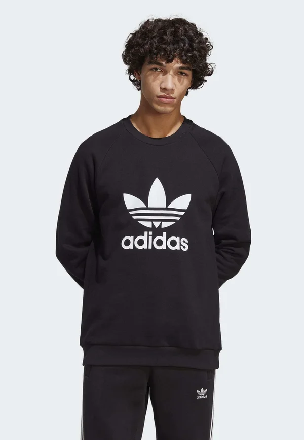 TREFOIL CREW - Sweatshirt - black