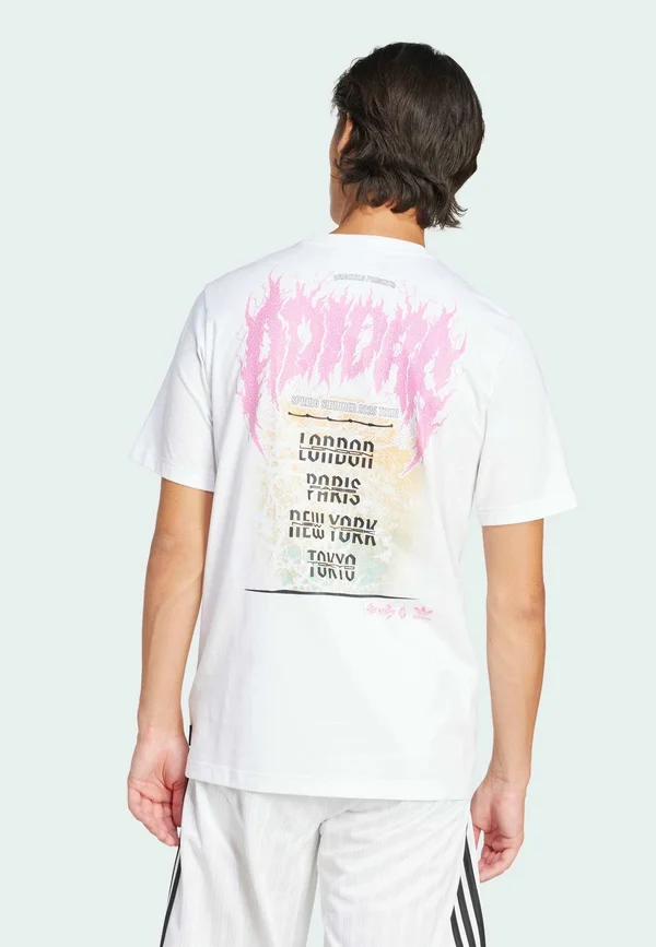 TREFOIL SERIES FASHION ELEVATED - T-Shirt print - white