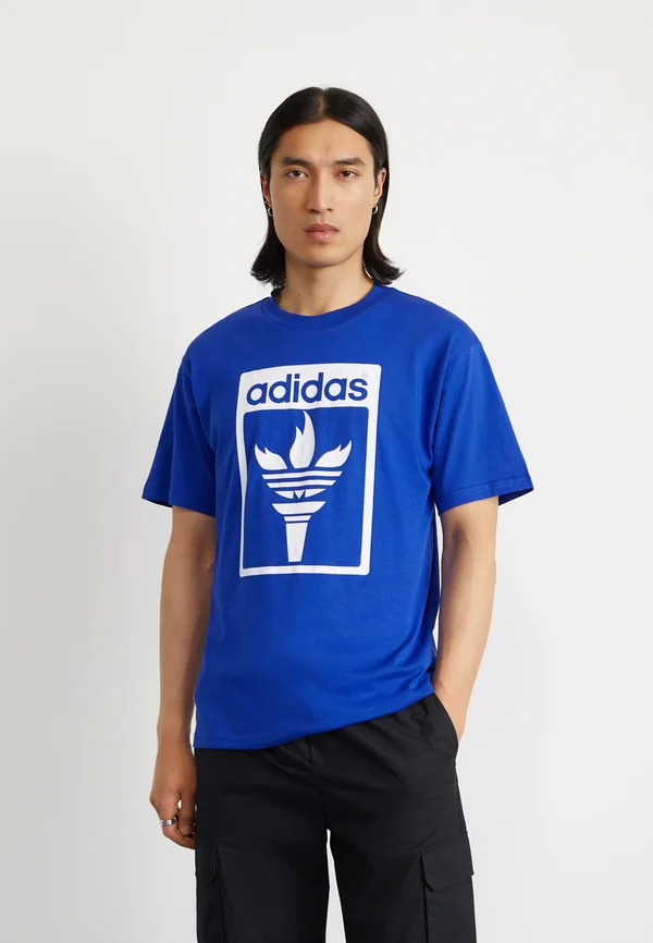 TREFOIL TORCH - T-Shirt print - semi lucid blue