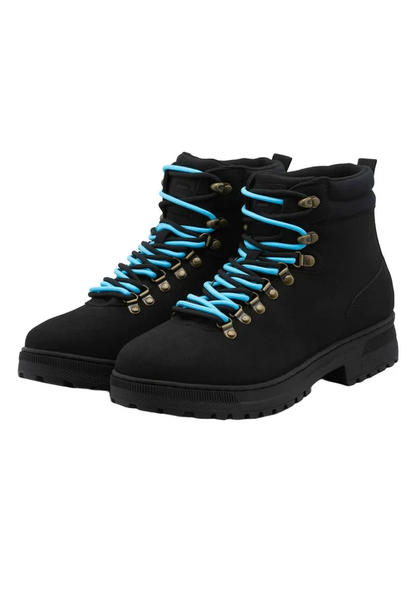TREKKING - Schnürstiefelette - black