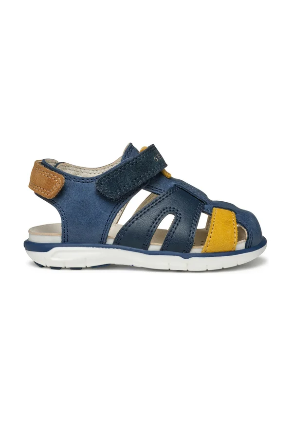 Trekkingsandale - dark navy dark yellow