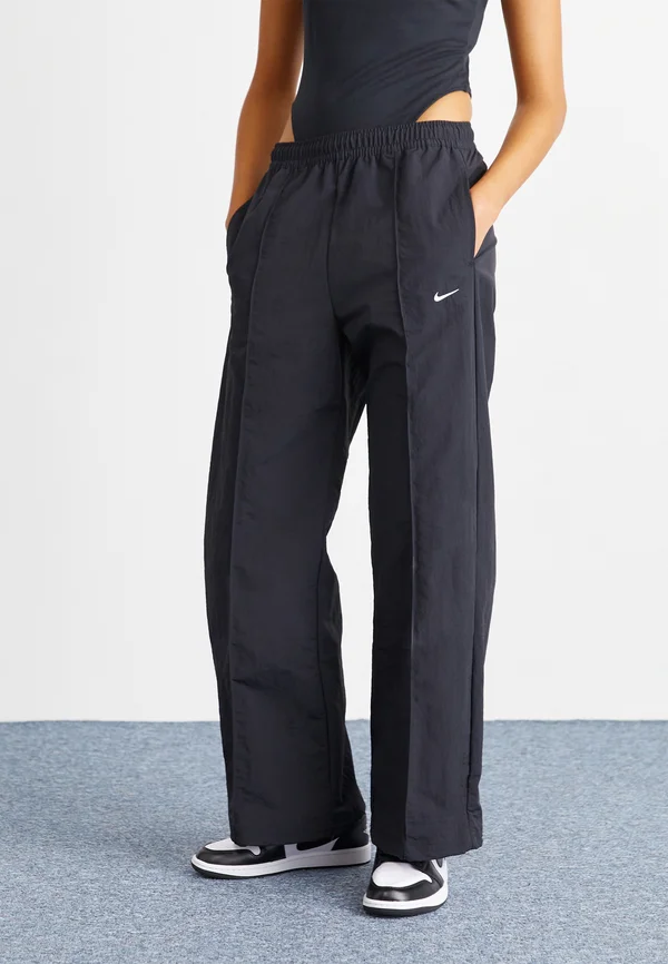 TREND PANT - Stoffhose - black/white