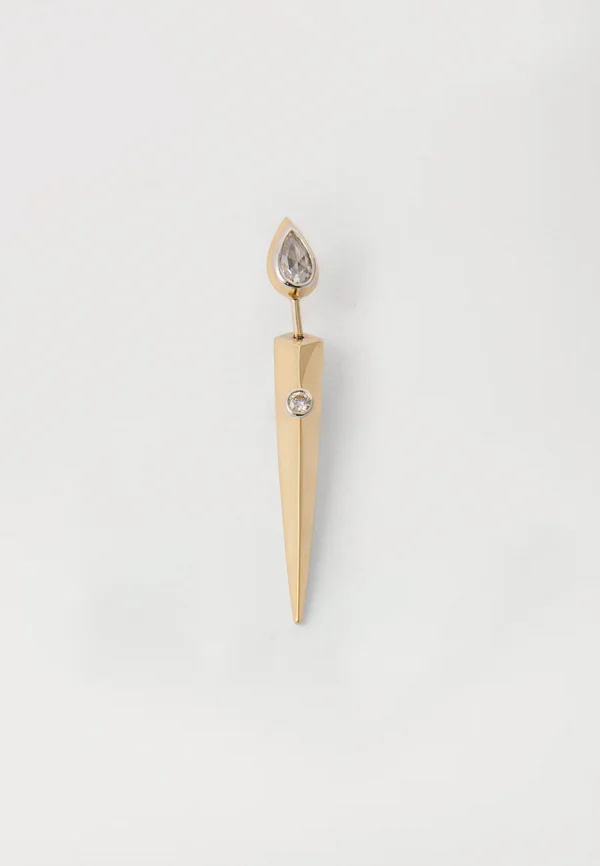 TRIBAL GOLD EARRING - Einzelner Ohrring - yellow gold-coloured