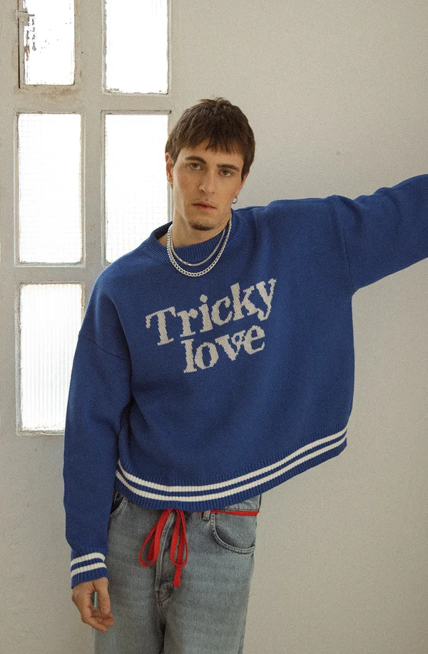 TRICKY LOVE UNISEX - Strickpullover - royal