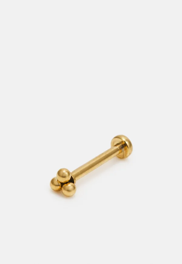 TRINITY CLUSTER LABRET SINGLE EARRING - Einzelner Ohrring - gold-coloured