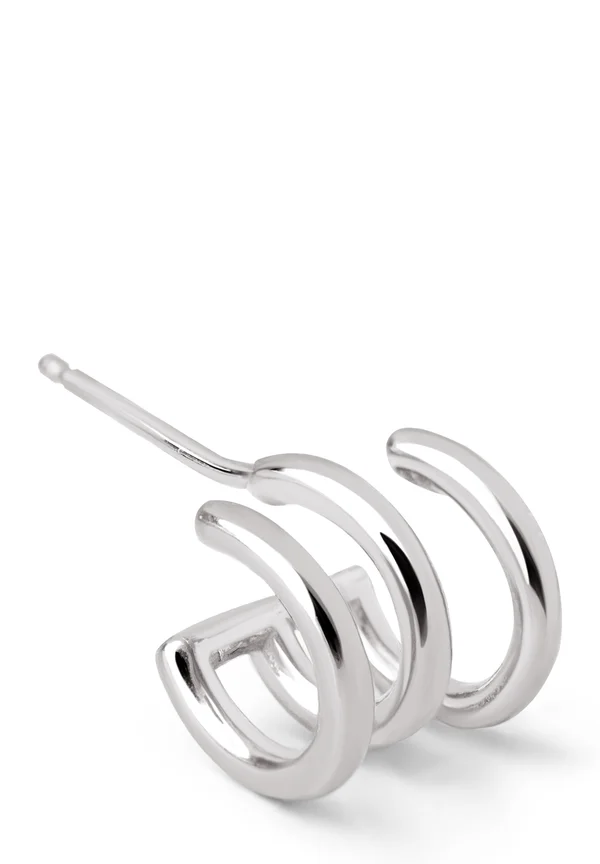 TRIO - Einzelner Ohrring - plata color