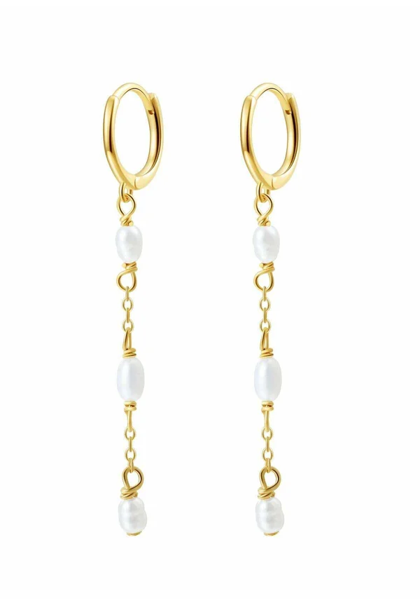 TRIPLE DANGLE HUGGIE - Ohrringe - goldfarben