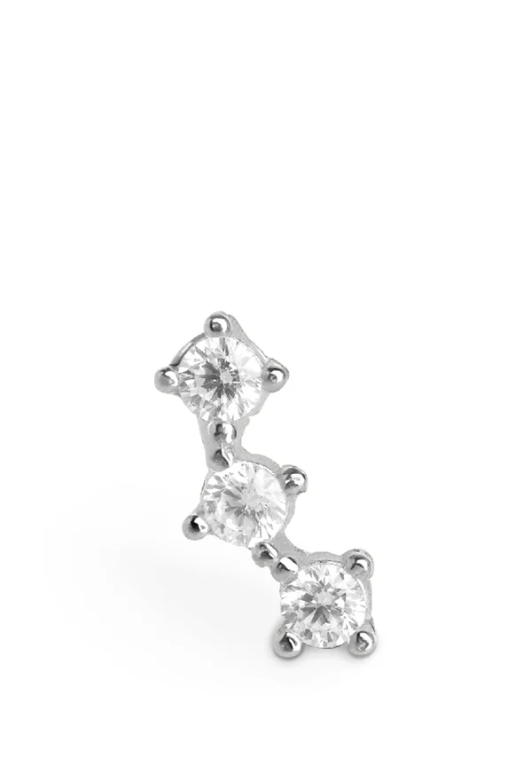 TRIPLE SPARK - Einzelner Ohrring - plata color