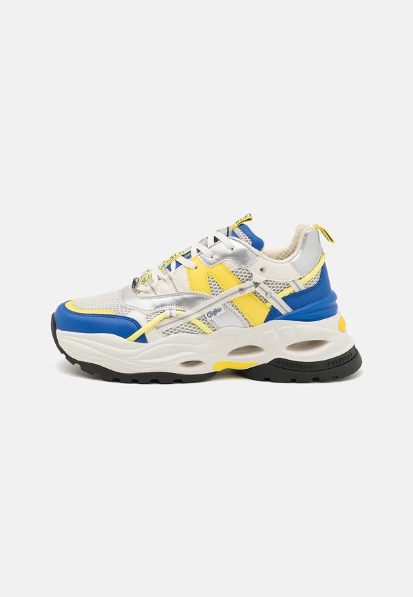 TRIPLET HOLLOW  - Sneaker low - blue/yellow/white