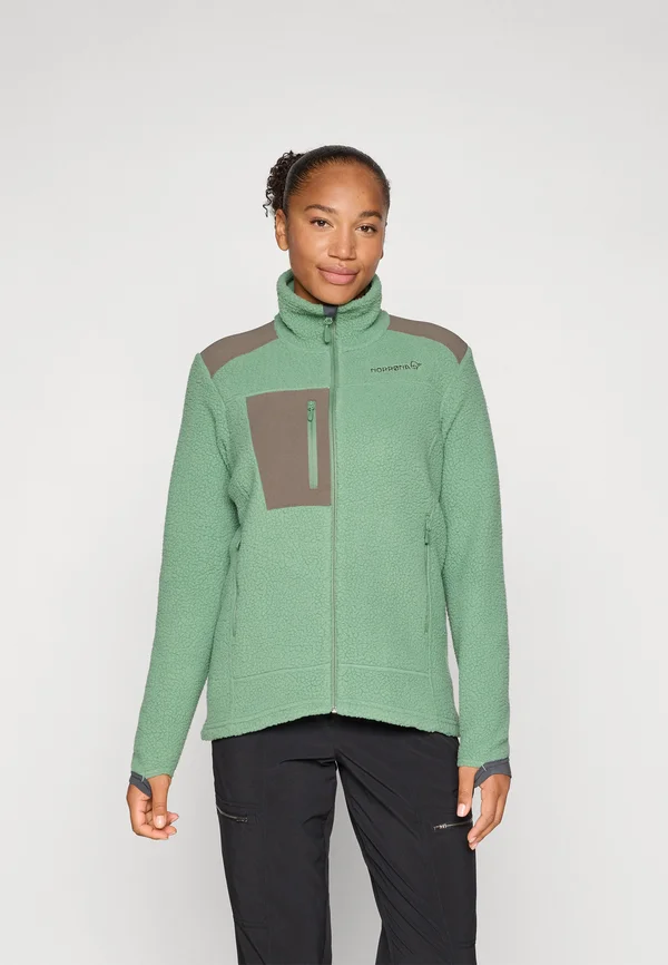 TROLLVEGGEN JACKET  - Fleecejacke - dark ivy