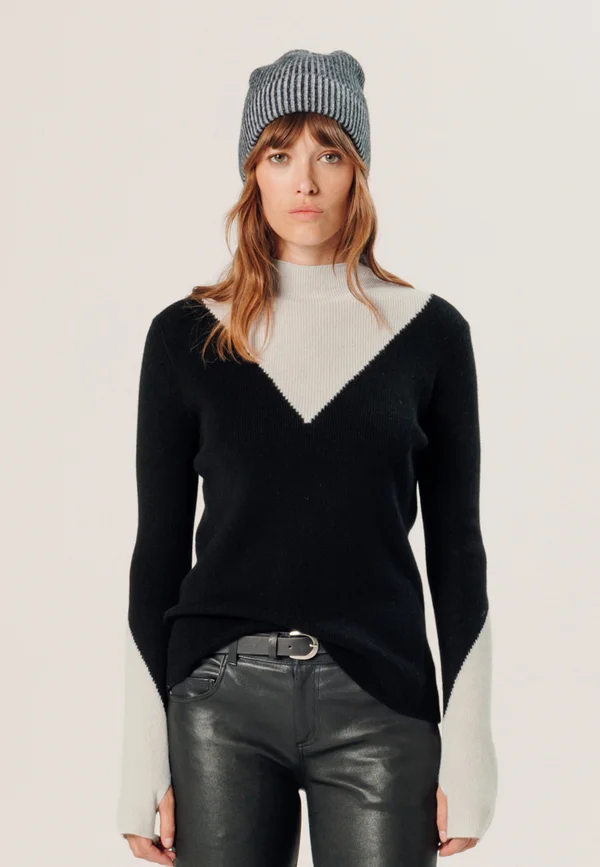 TROMPE L'ŒIL  - Strickpullover - noir