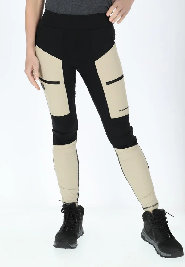 TRONDHEIM TREKKING  - Tights - sand/black