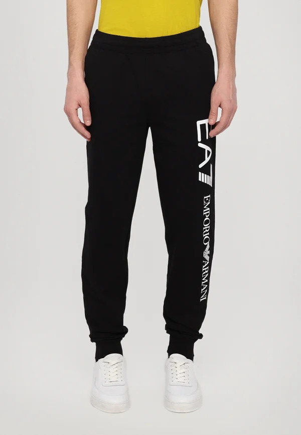 TROUSER - Jogginghose - black/white
