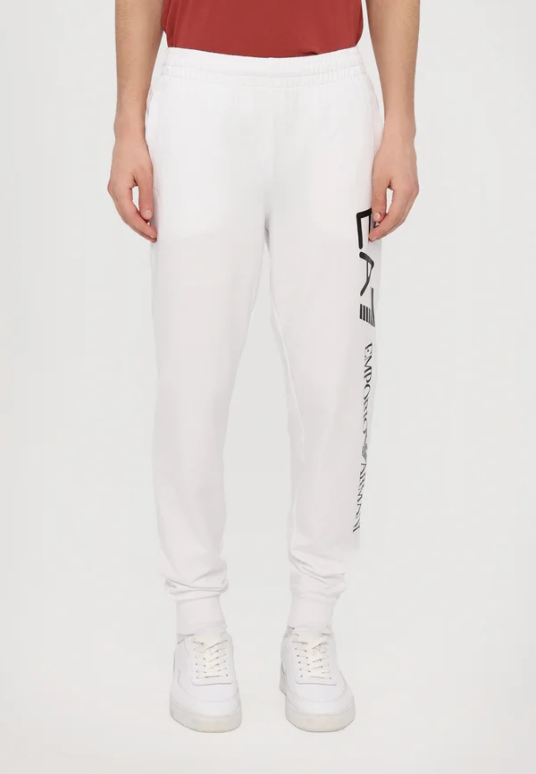 TROUSER - Jogginghose - white/black