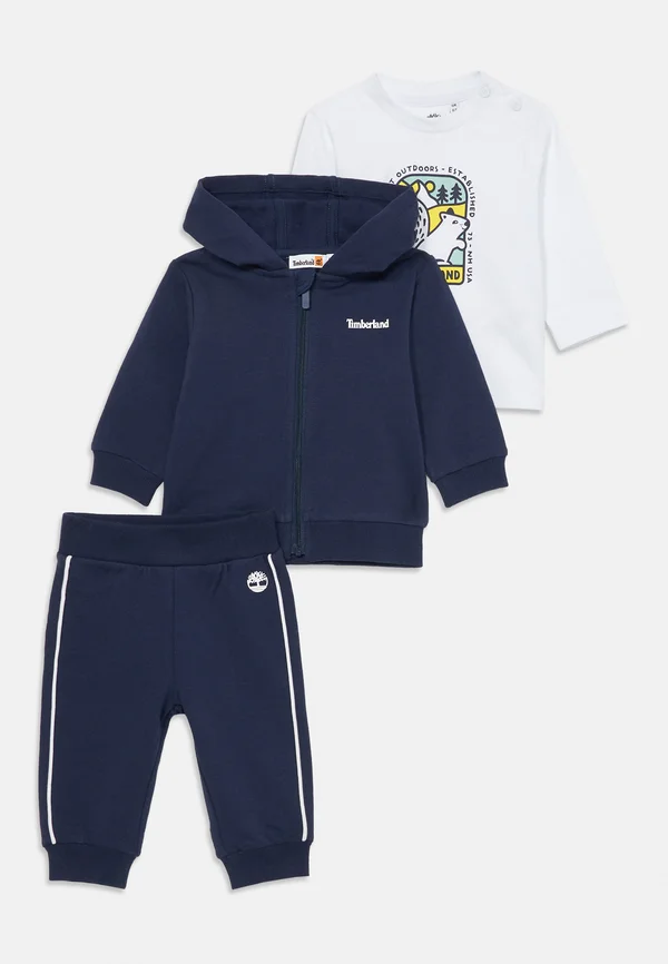 TROUSERS CARDIGAN SET - Langarmshirt - navy