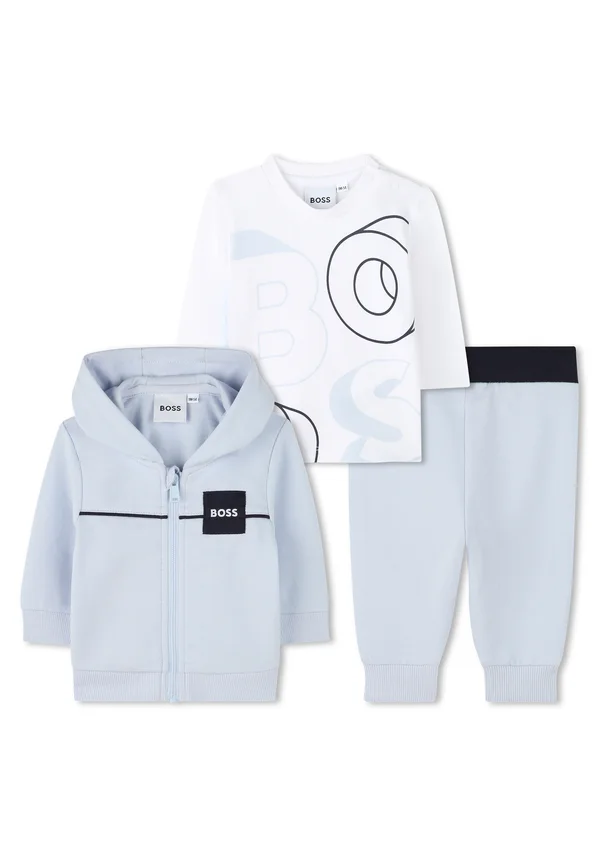 TROUSERS CARDIGAN SET  - Trainingsanzug - pale blue