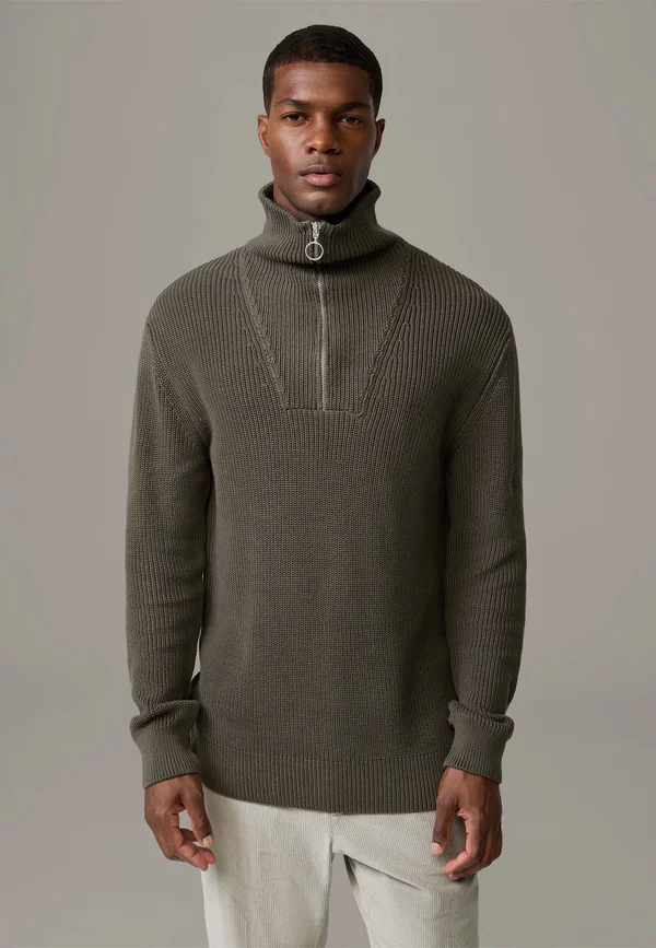 TROYER ARTEM - Strickpullover - oliv