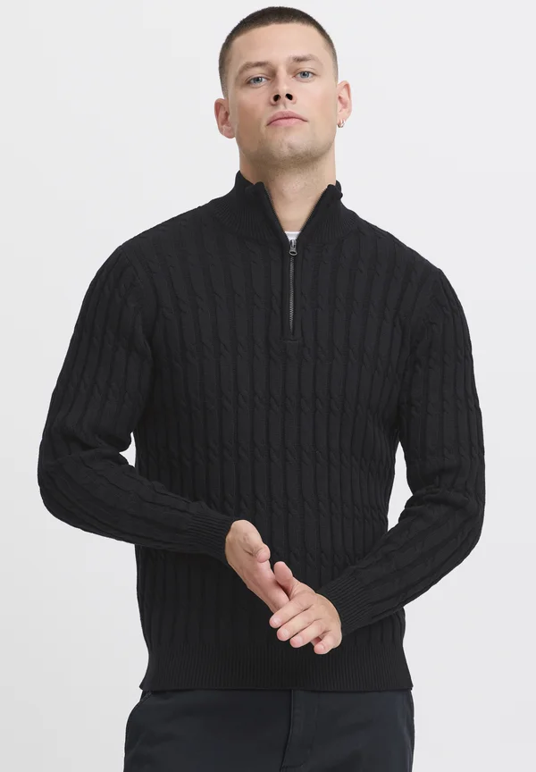 TROYER PAULO - Strickpullover - black