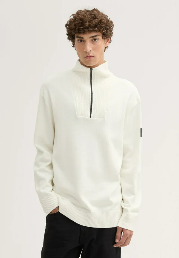 TROYER STRICK
 - Strickpullover - wool white
