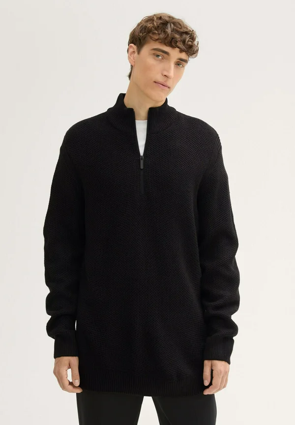 TROYER - Strickpullover - black