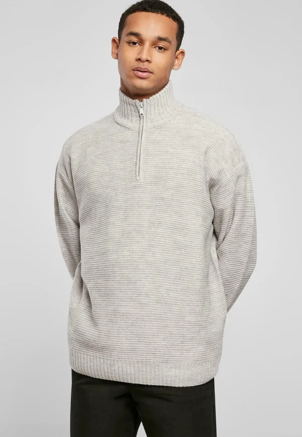 TROYER - Strickpullover - lightgrey