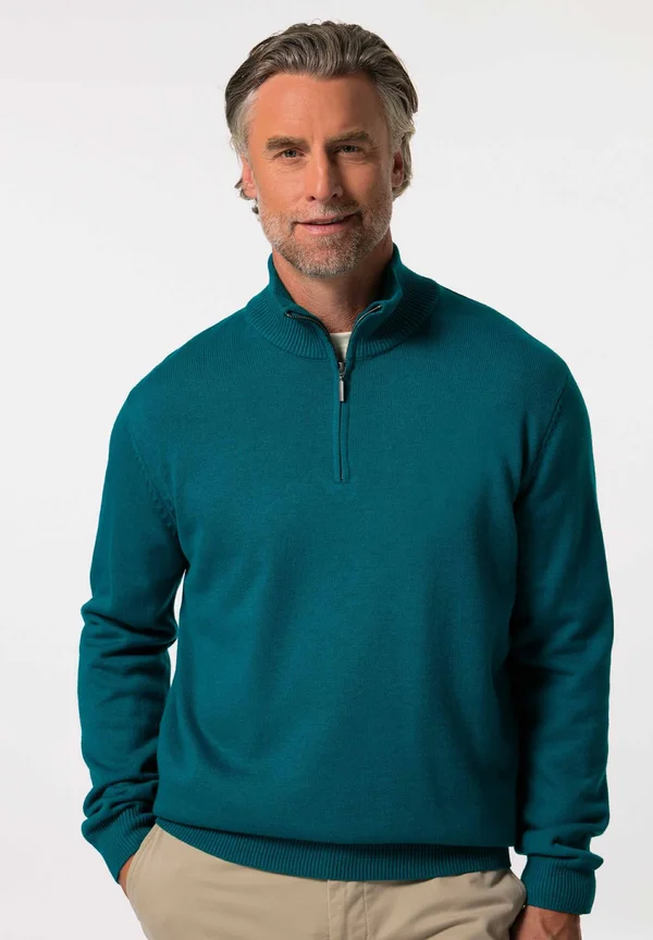TROYER - Strickpullover - ocean blue
