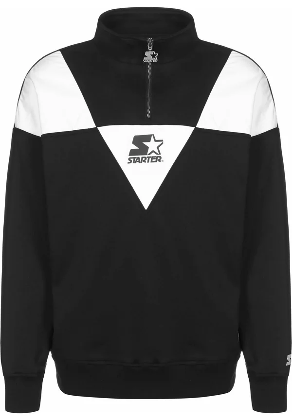 TROYER - Sweatshirt - black/white