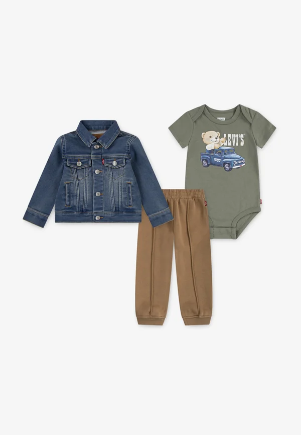 TRUCKER BODY AND JOGGER SET UNISEX - Body - deep lichen green