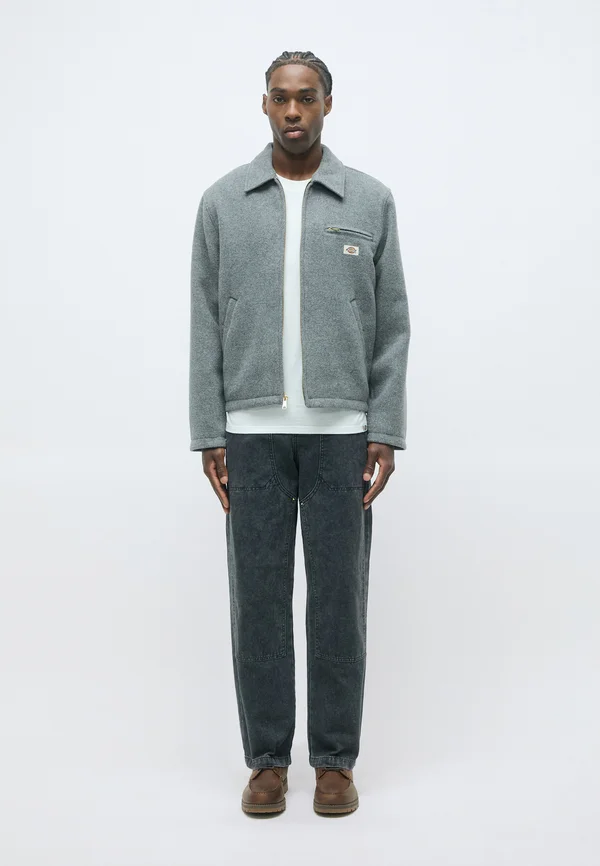 TRUCKER DOUBLE KNEE - Stoffhose - black