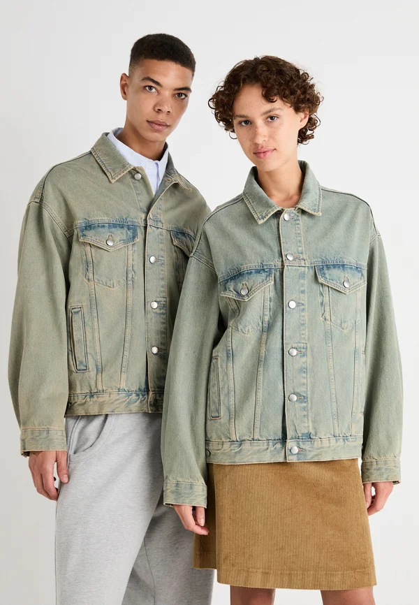 TRUCKER JACKET UNISEX - Jeansjacke - blue/terra wash