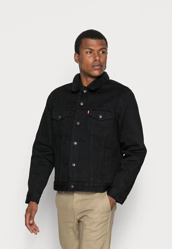 TRUCKER - Jeansjacke - back denim
