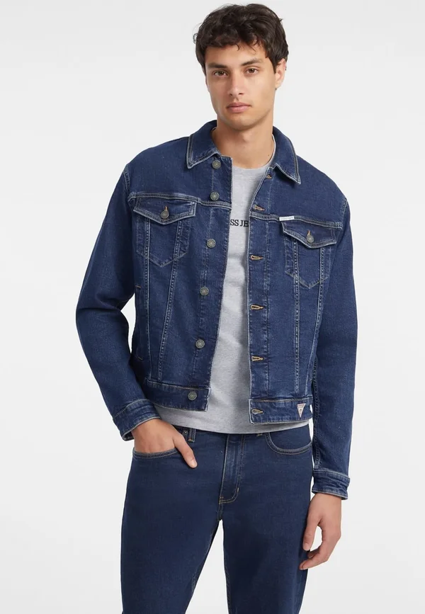 TRUCKER - Jeansjacke - blau