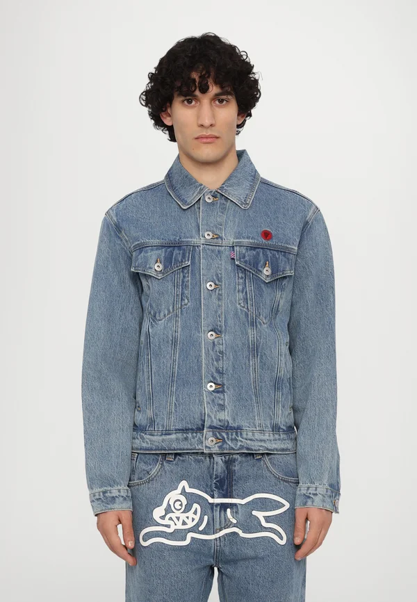TRUCKER - Jeansjacke - vintage wash blue