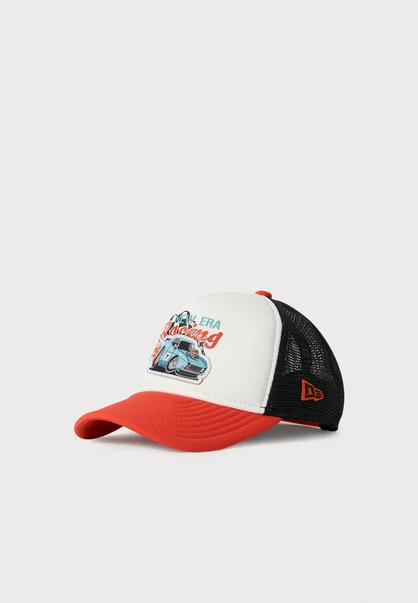 TRUCKER UNISEX - Cap - white/orange/dark blue