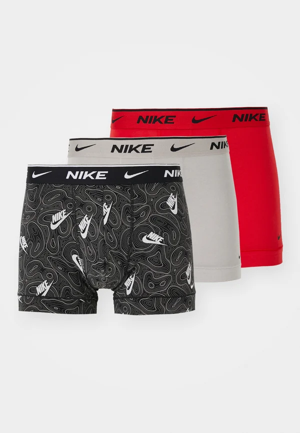 TRUNK 3 PACK - Panties - colge grey/uni red