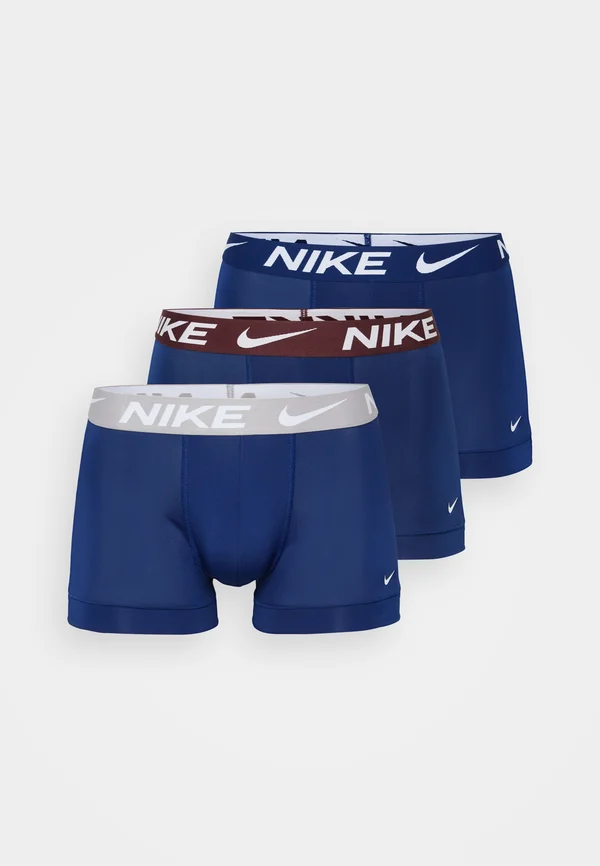 TRUNK 3 PACK - Panties - grey/blue void/burgundy