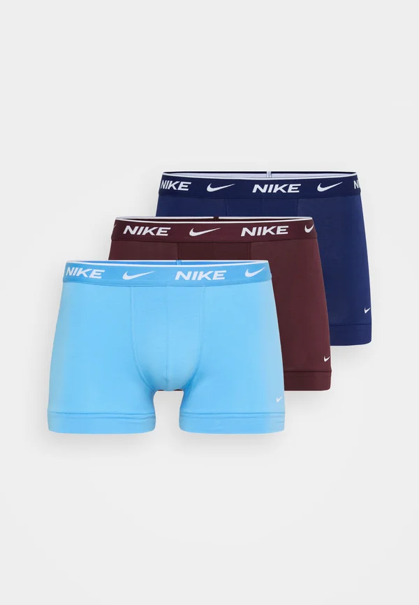 TRUNK 3 PACK - Panties - uni blue/blue void/burgundy crush
