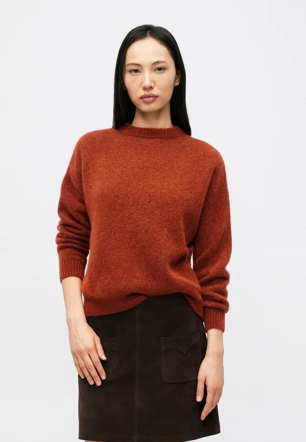 TUONO - Strickpullover - terracotta