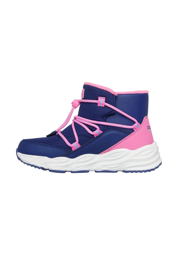 TURBO TREAD - Snowboot/Winterstiefel - navy synthetic/pink trim