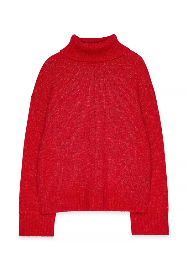 TURTLE NECK - Strickpullover - red